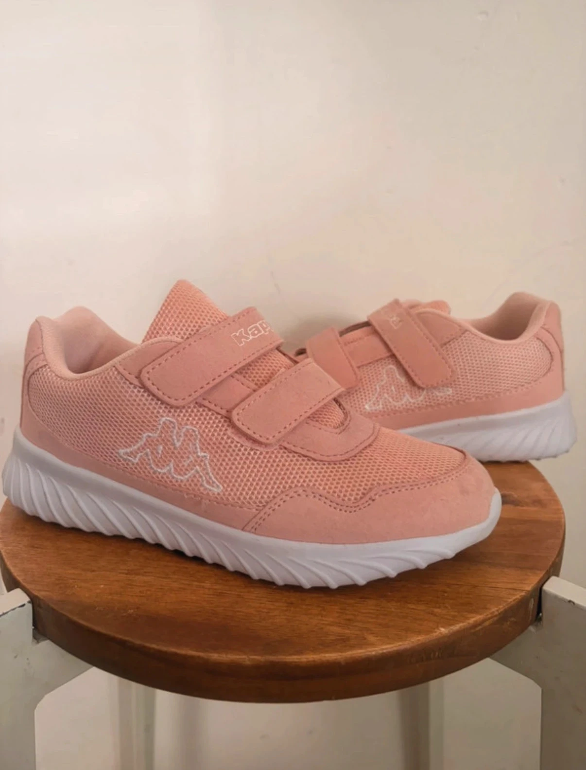 Zapatillas Kappa Infantil con Rasguños - Rosa Pastel y Logo Bordado - Talla 34 – photo 2